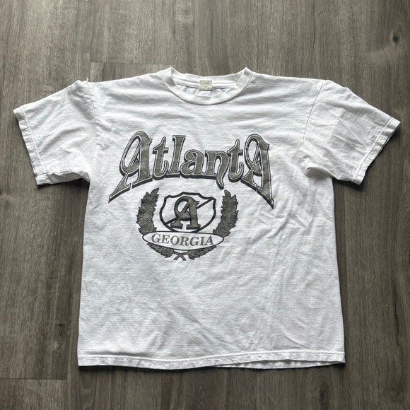 Optimal-T Other - Vintage Atlanta Georgia Graphic T-Shirt White Optimal-T XL Souvenir Tee